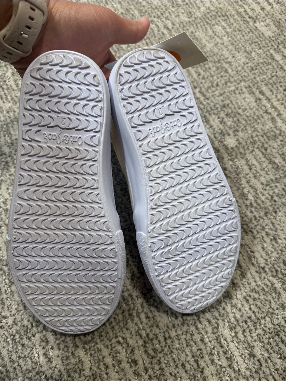 Cat & Jack Girls' Iridescent Pastel Sequin Slip-On Sneakers - Mint/Purple/Pink - Picture 5 of 5